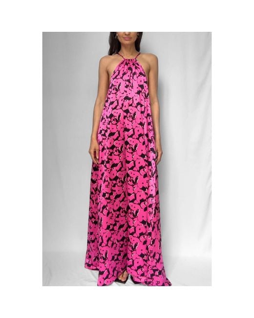 Alia Studio Purple Volupté Maxi Dress