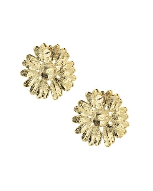 Otazu Metallic Golden Daisy Earpins