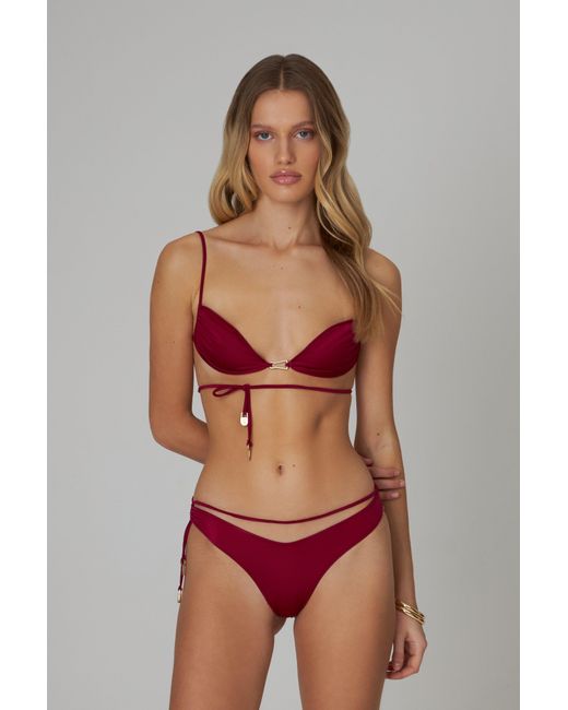 Bianca Resortwear Red India Bikini Top