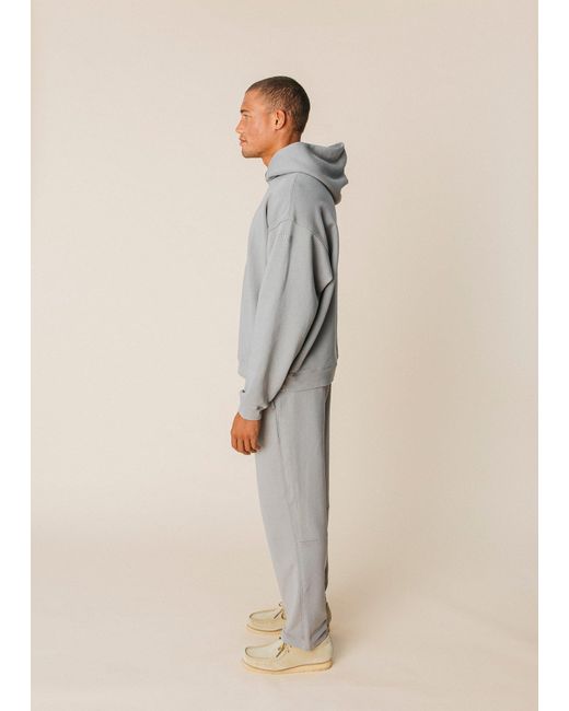 Ocio Leisurewear Gray Neutrals Oversized Hoodie for men