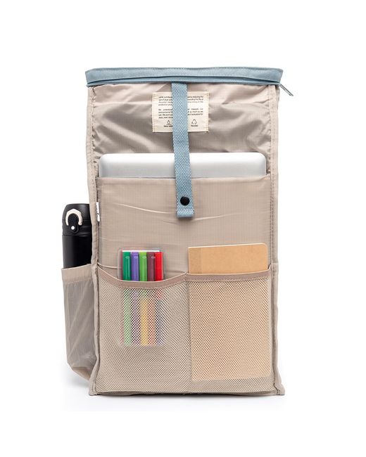Lefrik Blue Roll Mini Backpack Stone