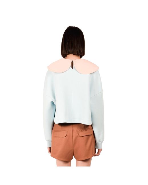 Ioana Ciolacu Blue Baby Orchid Sweatshirt