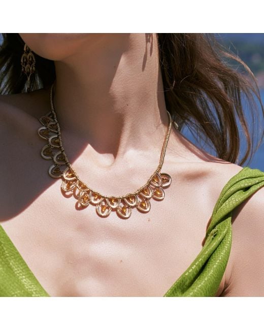 Retro Chic Metallic Celestial Waltz Necklace
