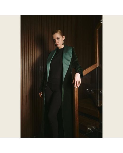 Roqaia Fashion House Green Velvet Noble