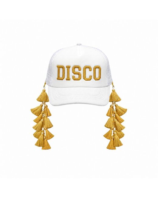 Julia Clancey Metallic Disco Chacha Trucker Cap