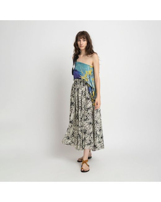 ARTISTA Blue Birdie Top