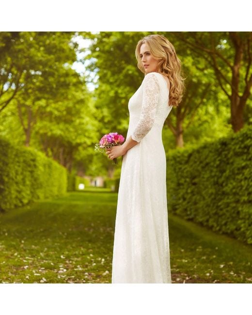 Alie Street London White Anya Lace Wedding Gown