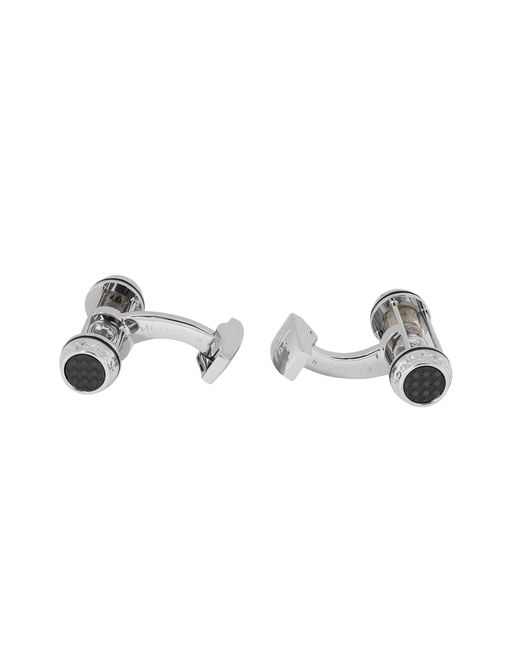 Tateossian Metallic Sand Timer Cufflinks for men