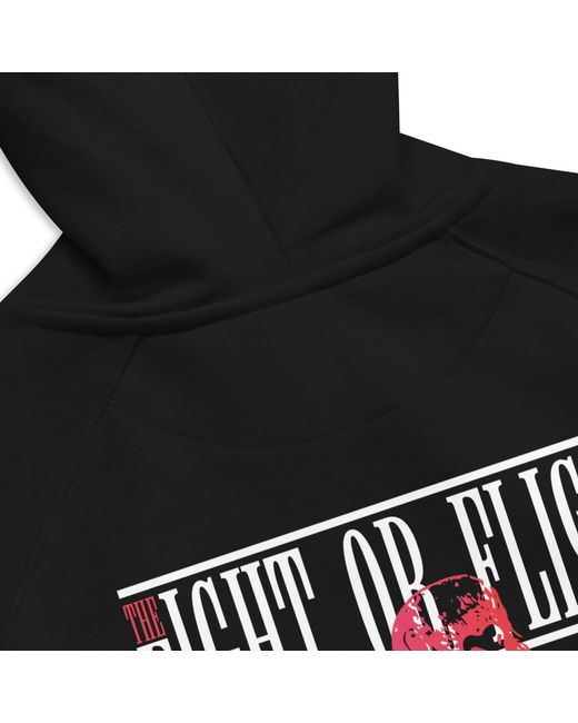 Anchor and Crew Black Eight Fight Or Flight Club Editions Organic Cotton Hoodie for men