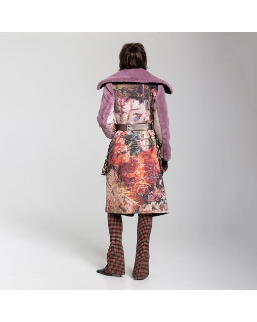 ARTISTA Pink Secret Geisha Printed Coat