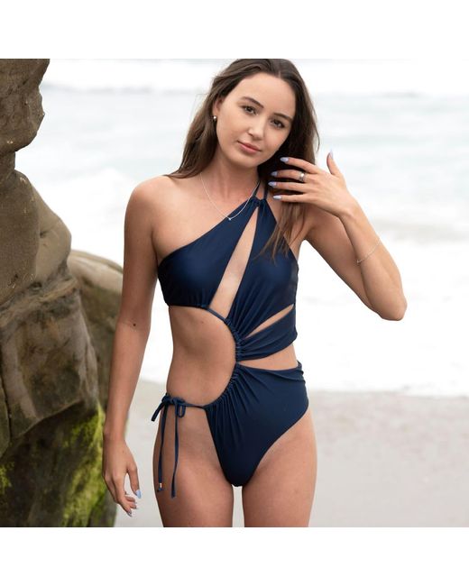Live Kolibri Blue Cut-Out One-Piece