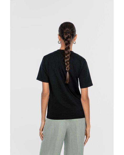 Dāl the Label Black Essential Organic Cotton T-Shirt