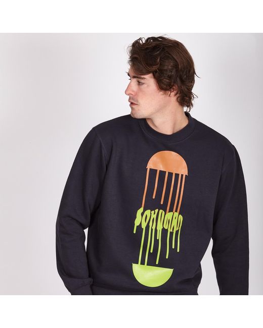 SOHUMAN Blue Daya Organic Cotton Sweatshirt