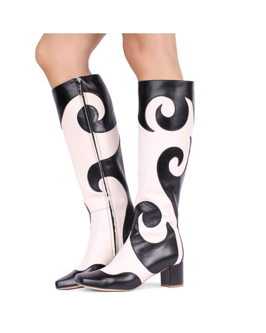 Terry De Havilland Black Val Waves Boot