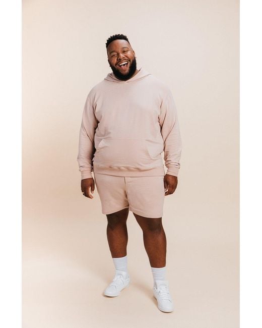 Ocio Leisurewear Pink Classic Softcore Hoodie for men