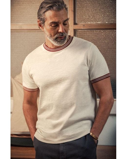 &SONS Trading Co Natural Neutrals Fontana T-Shirt Raw for men