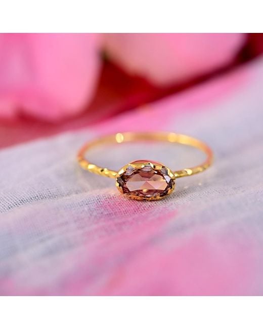 Emma Chapman Jewels Metallic Diamond Stacking Ring