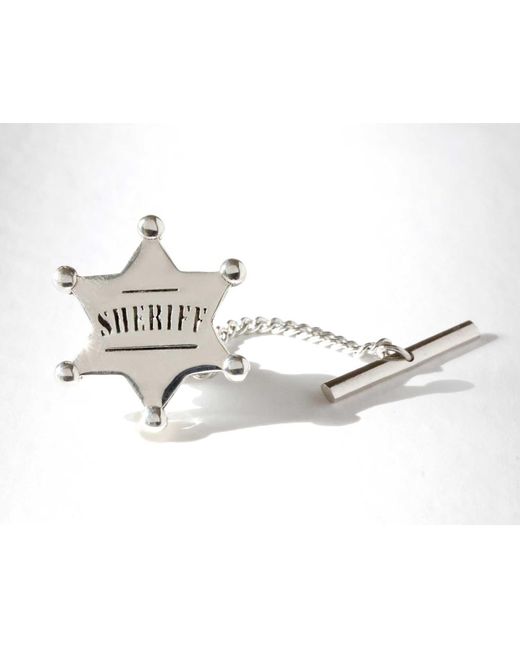 Lee Renee Metallic Sheriff Badge Lapel Pin – for men