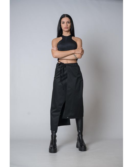Yogi8Apparel Black Silent Glam Wrap Skirt