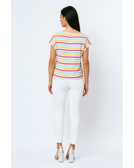 Conquista Pink Striped T-Shirt – Cotton Jersey
