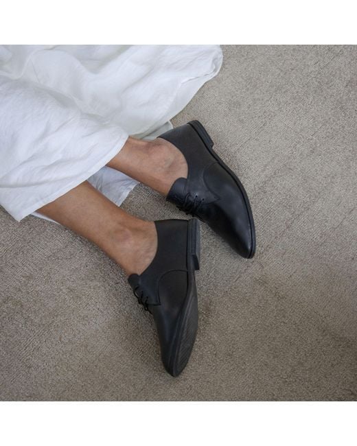 Womads Black Jet Oxfords