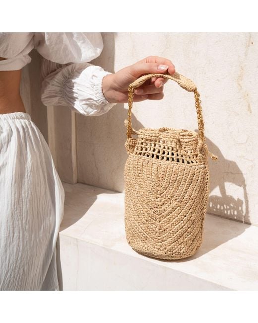 Zanatany Concepts Metallic Buckety- Bag