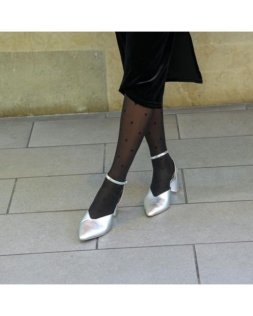Alterre White Marilyn V Mule