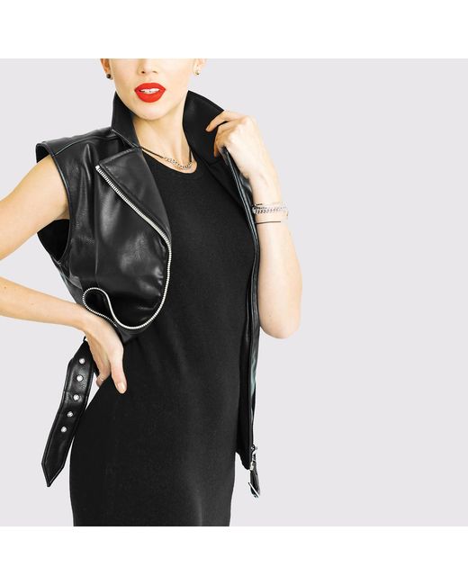 Zenzee Black Cashmere Maxi Dress With Side Slits