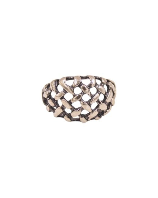 1610Istanbul White Istanbulite Baroque Ring