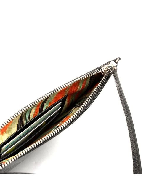 SJW BAGS LONDON Black Marissa Leather Clutch/Wristlet