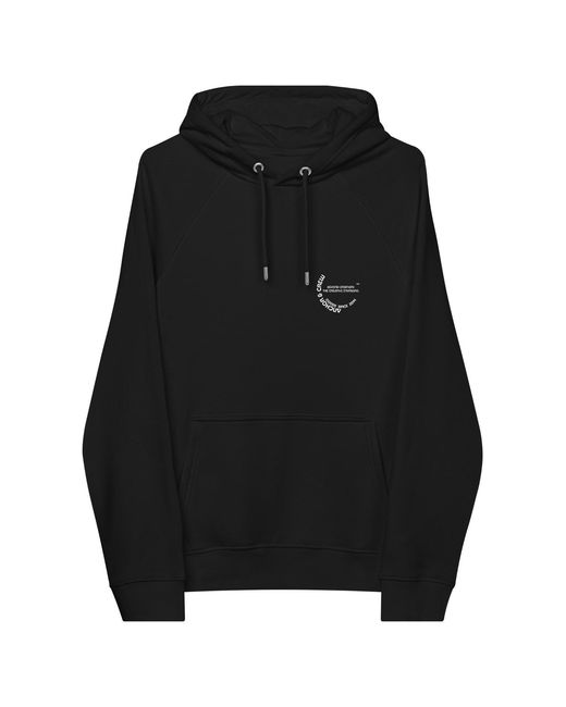 Anchor and Crew Black Beyond Ordinary Creative Standard Organic Cotton Hoodie