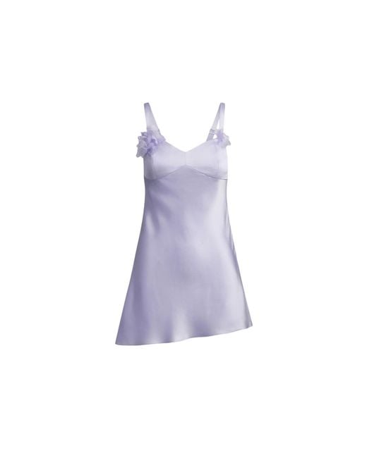 Scarlett Gasque Purple Temptation Mini Dress