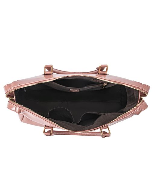 Mkf Collection - J'omor Pink Yareli Tote Bag With Mini Bag- Two-Piece Set