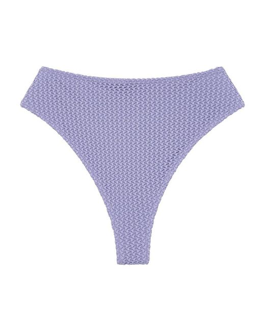 Montce Purple Lavender Crochet Paula Bikini Bottom