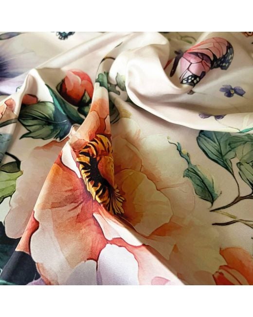 Ralufineart Pink Butterfly Waltz Scarf