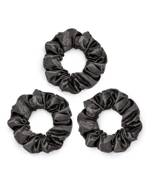 Silk Works Metallic Large Scrunchies