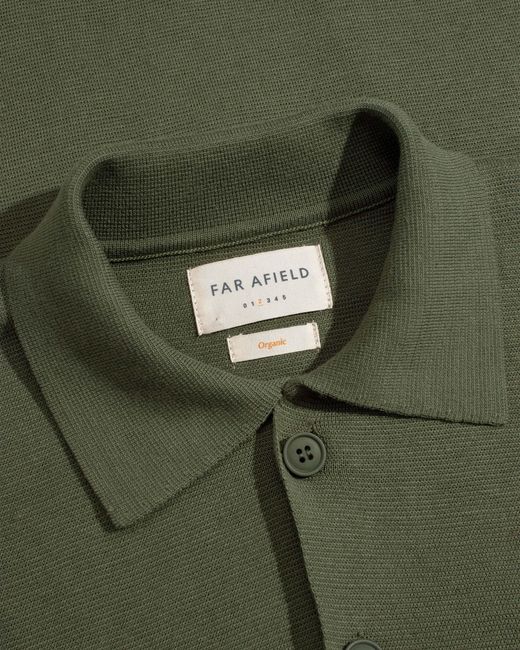 Far Afield Green Station Cardigan for men
