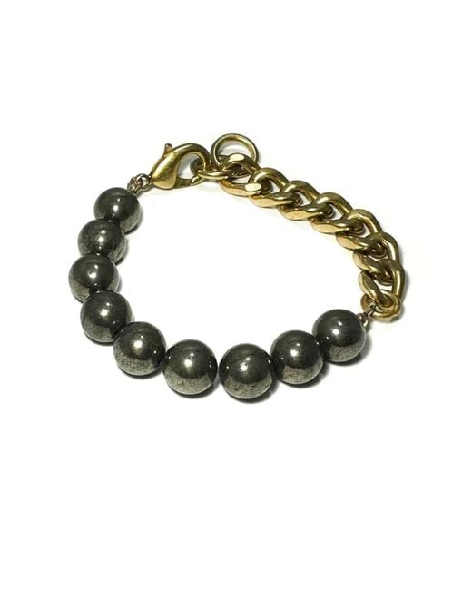 Rachel Nathan Green Remix: Pyrite Bracelet