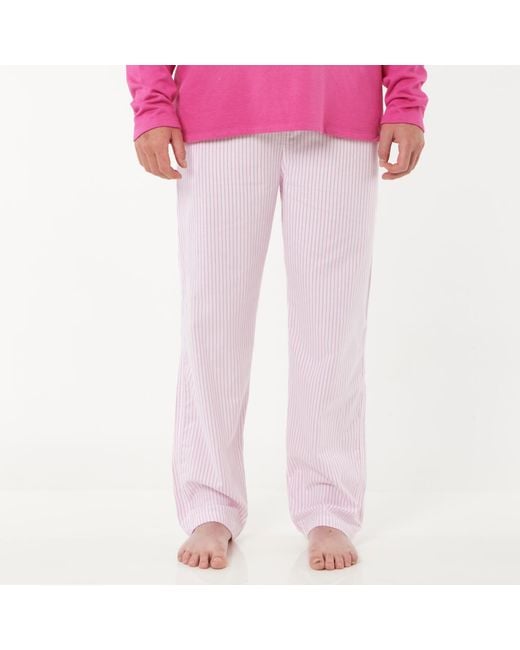 Lounge Pink Soft, Breathable Organic Brushed Cotton Loungewear Trousers for men