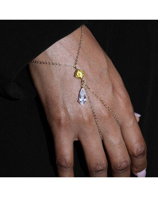 Studio Baloge Metallic Lumina Hand Chain
