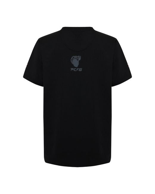 Pcfg Black Panelled Running Tee for men