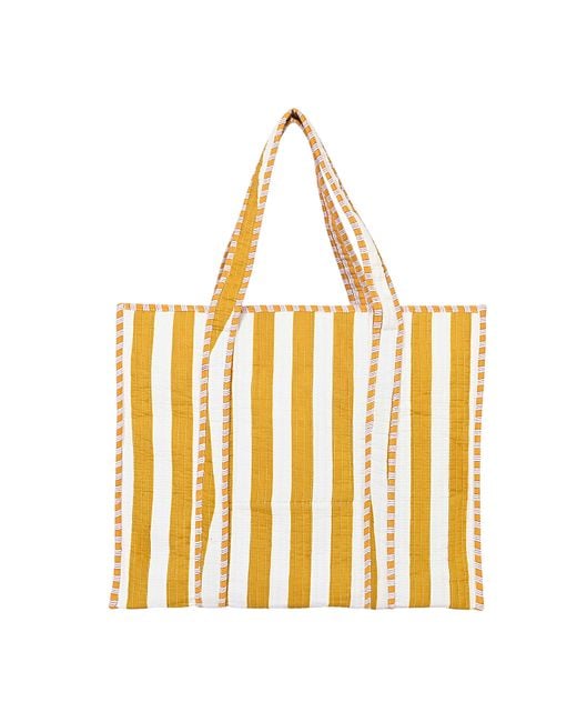Conscious Yoga Collective Blue The Stripe Tote