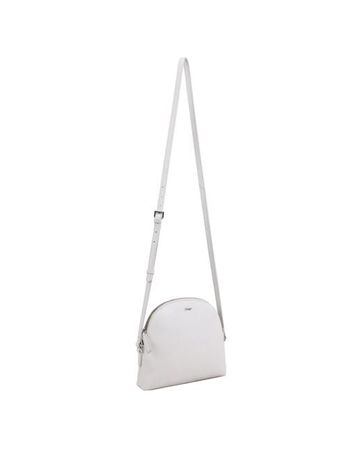 Paul Costelloe White Healy Crossbody Bag