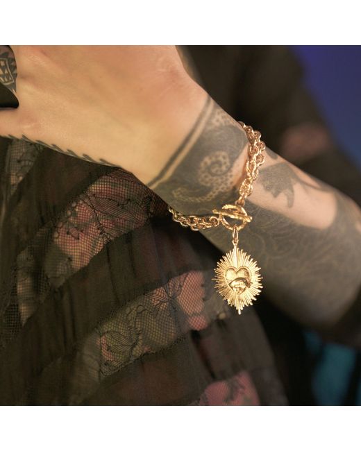 IN CAUDA VENENUM Metallic Anahita Bracelet