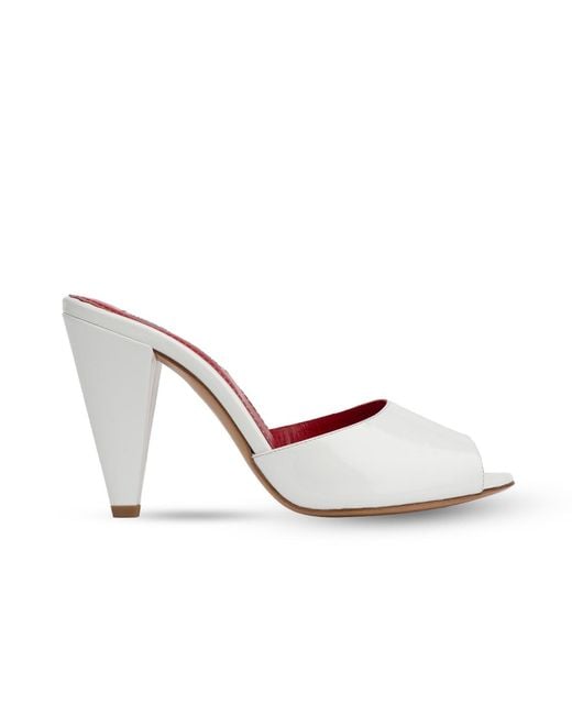 Rosamund Muir London Pink Montavia Patent Mules