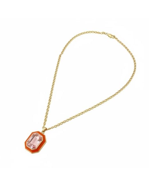 By Virgo Brown Gemma Rosa Necklace