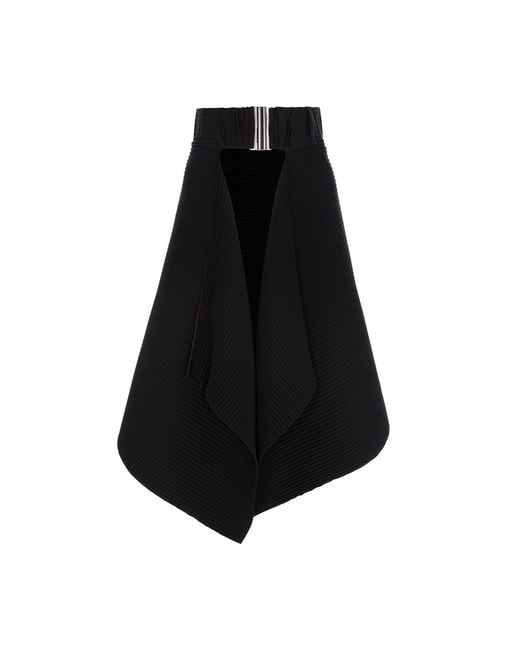 Silvia Serban Black Panel Skirt