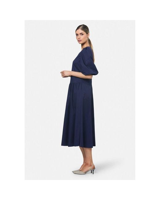 Helen Mcalinden Blue Iris Marine Dress