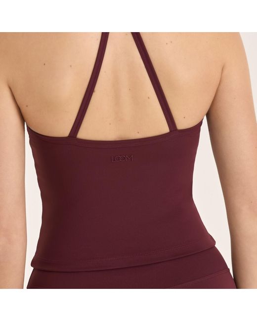 Loom Archives Red Day Flow Midi Tank Top