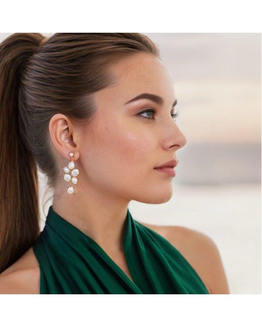 GEM BAZAAR Metallic Margo Earrings